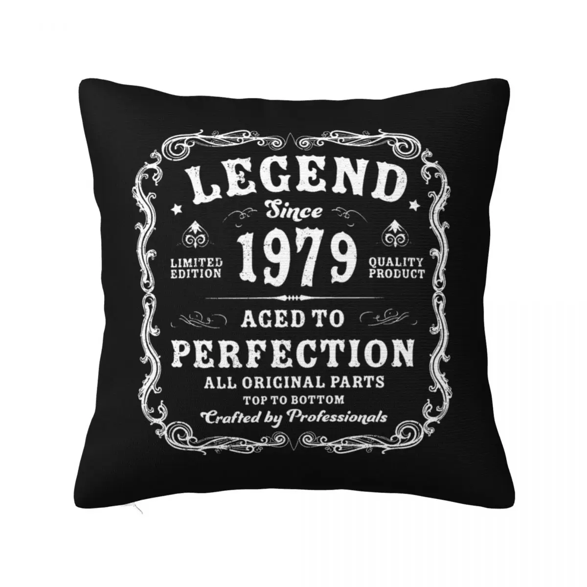 Legend Since 1979 Pillow Case 45 Year Old Cushion Covers Novelty Polyester Decorative Throw Pillow Case Cover for Car 18