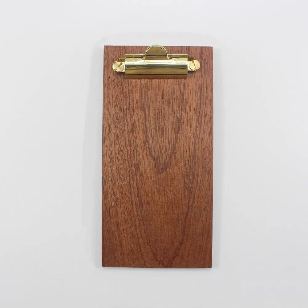 Universal Menu Display Stand Durable Multifunctional Receipt Holders Professional Practical Wooden Menu Holder Restaurant Table