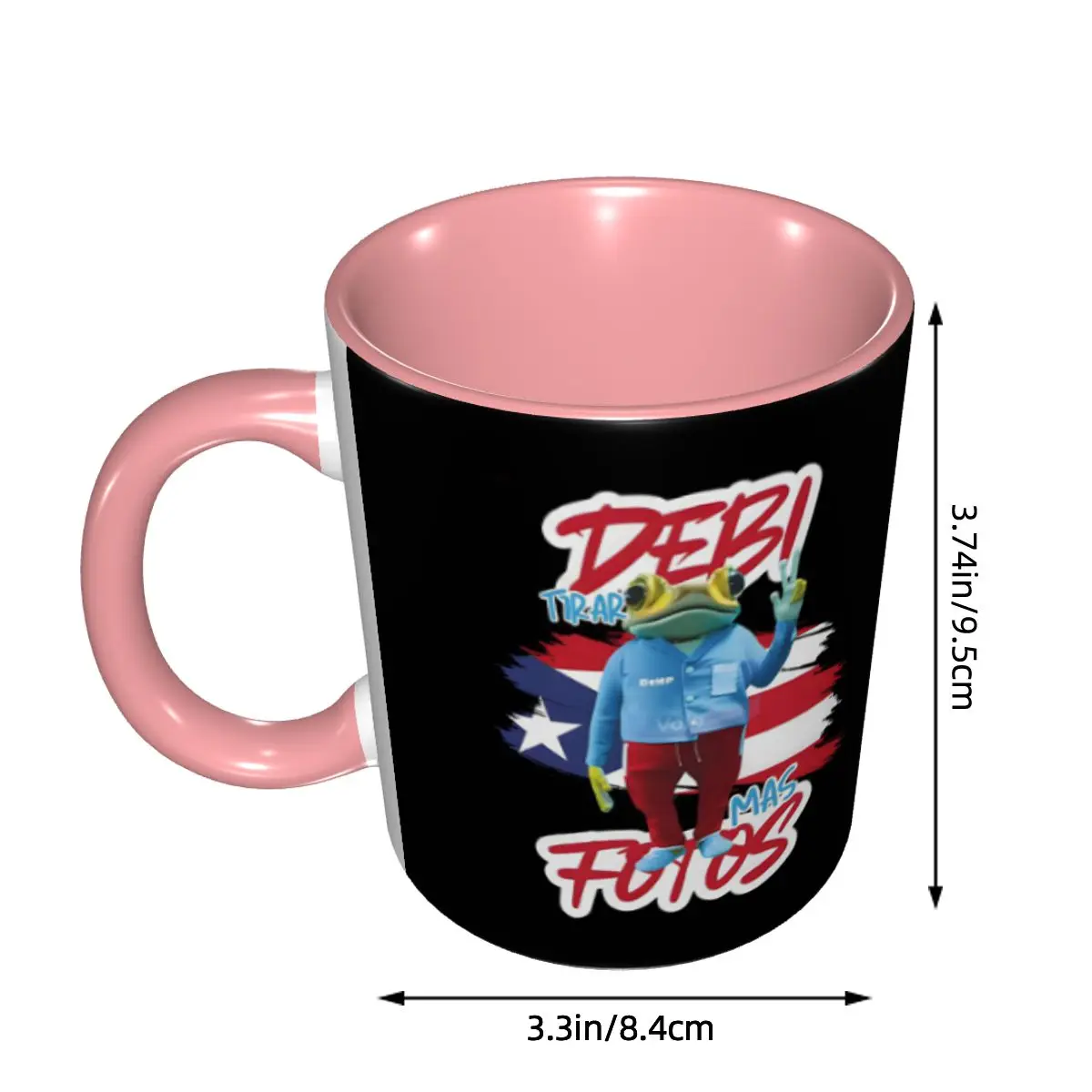 Bad Bunny DTMF Debi Tirar Mas Fotos Mug Funny Ceramic Coffee Cups Tea Mugs Milk Cup Drinkware Gift for Friends