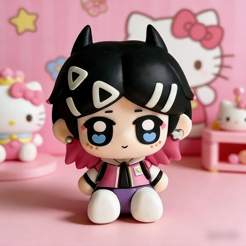 Valorant Chibi Figurine Clove Omen Jett Sage Collectible Model Desktop Computer Case Decoration Statue Gaming Fan Gift view 5