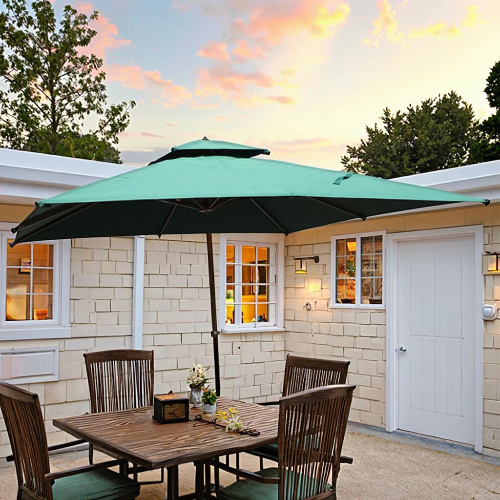 

Hot Sale Modern Outdoor Patio Square Parasol Aluminum Pole Plastic Frame Beach Roman Umbrella For Supermarket Outdoor Furniture