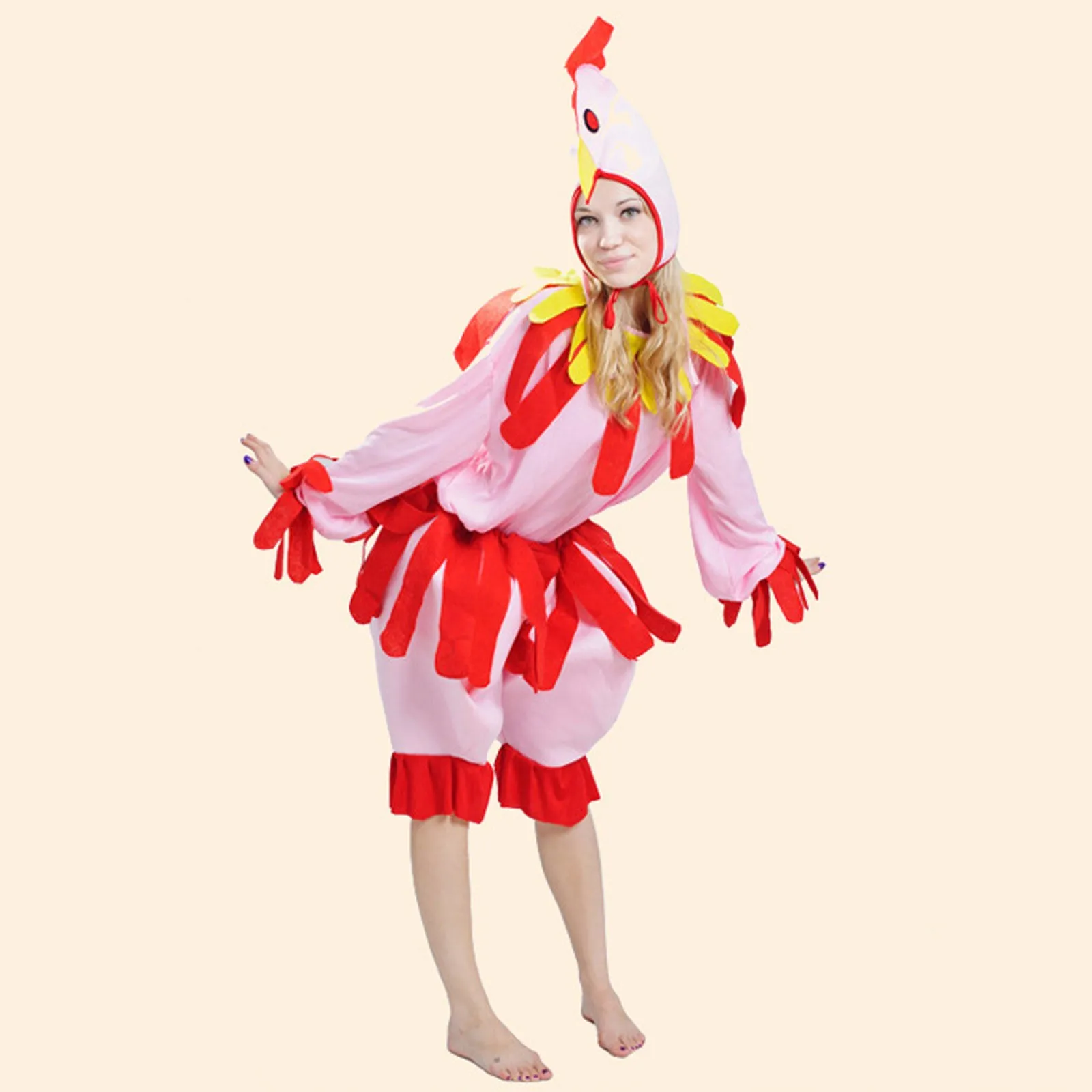 Christmas Men Women Cartoon Easter Hen Cosplay Costume Thanksgiving Turkey Disguise Adult Clothe Hat Outfits Carnival Party Suit