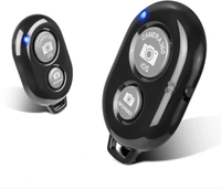 2 Pack Wireless Camera Remote Control - Wireless Remote for iPhone & Android Phones iPad iPod Tablet, Clicker for Photos & Video