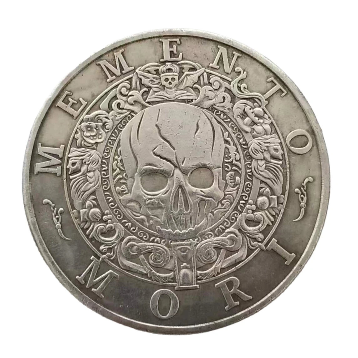 

Carpe diem decoration commemorative old coins memento mori warning coins enjoy life collection coins