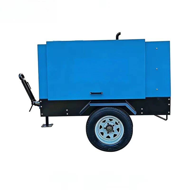 Air Compressor Portable Industrial Diesel Screw 536 CFM 18Bar Air Cooled Pump for Drilling Machine Sandblasting Industrial Use