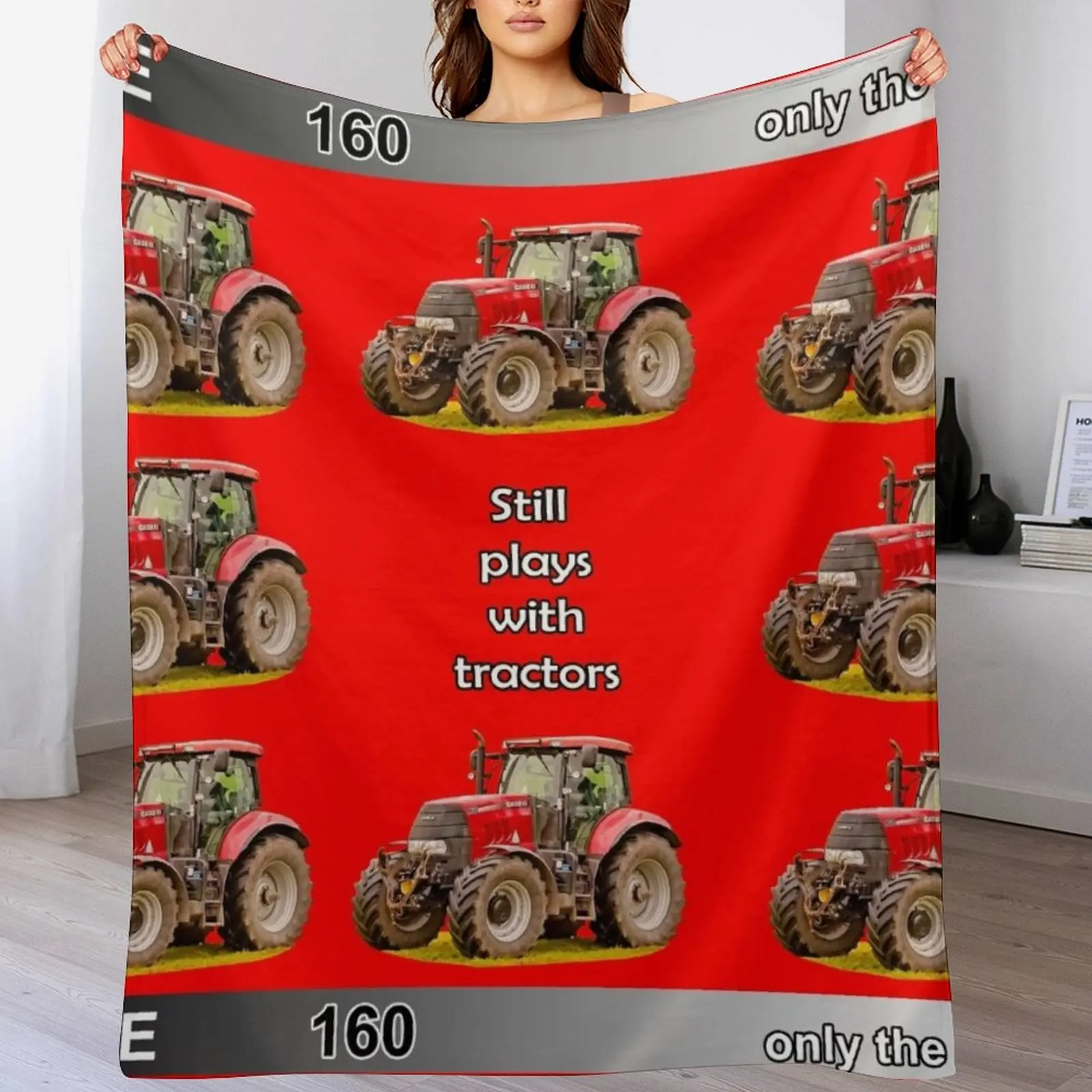 

tractors Throw Blanket funny gift Sleeping Bag Giant Sofa Sofa Quilt Blankets