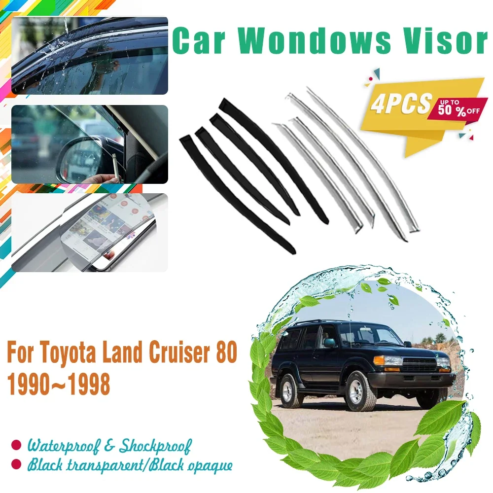 

Car Windshield For Toyota Land Cruiser 80 Prado LC80 FJ80 VX80 1990~1998 Window Visor Rain Guard Deflector Shade Car Accessories