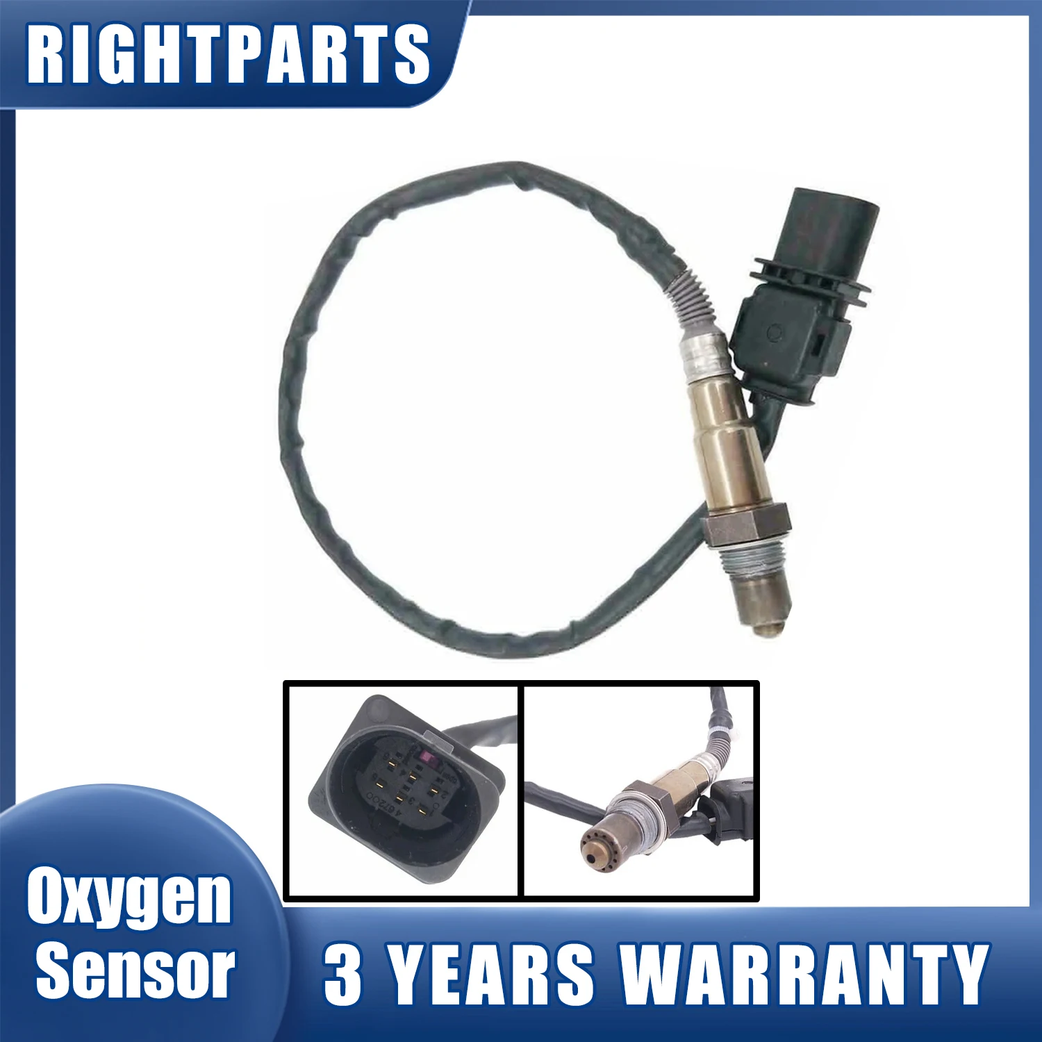 RIGHTPARTS C2D24922 234-5155 Upstream Oxygen Sensor DX23-9D375-AA 0258017385 For Jaguar XF 2.0L 2013-2015