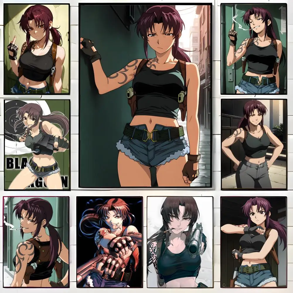 crime action Black Lagoon Poster Wall Art Print Decorative Mural Home Decor Gift Unframed