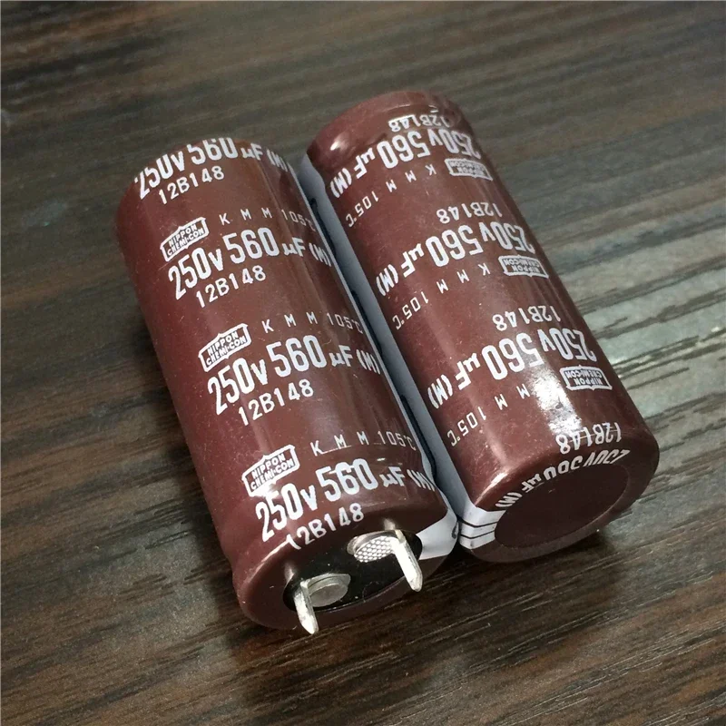 

2Pcs/Lot 560uF/250V Original NCC KMM Series 250V560uF 22x50mm PSU Aluminum Electrolytic capacitor
