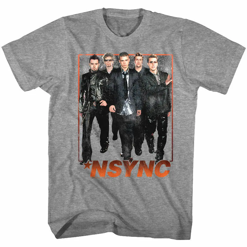 Nsync Celebrity Album Men'S T Shirt Pop Music Justin Timberlake Suits 2001