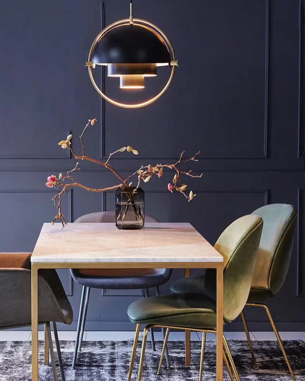 Danish Design Iron Pendant Lights Dining Room Post Modern Gubi Hanging Lamp for Bedroom Kitchen Home Decor LED Lighting Fixtures