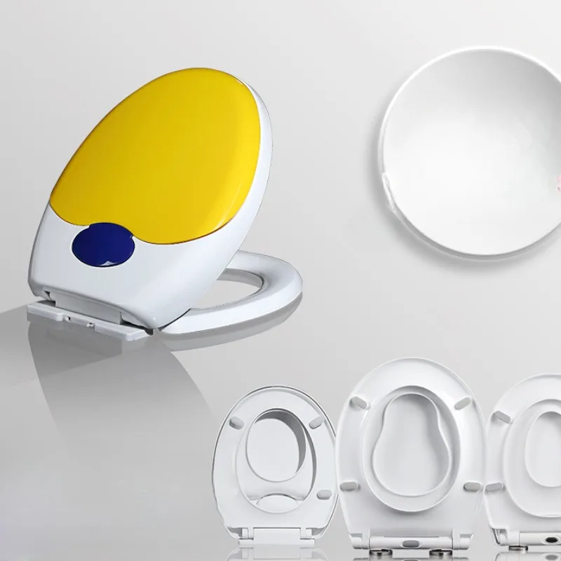 Toilet Seat for Adults and Children Thickened Household Universal Old-fashioned V O Type Parent-child Toilet Seat