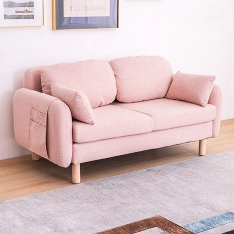 Wygodna elegancka sofę łóżka nowoczesna różowa wielofunkcyjna klasyczna sofę łóżka podwójna Sofa Camas meble do salonu