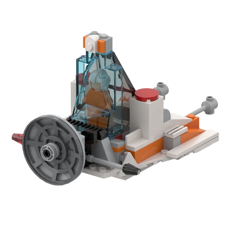 

74 шт., серия Star Battle, маленькая индукционная лодка, креативные кирпичи, строительные блоки, модель, обучающая сборная игрушка, детский праздничный подарок