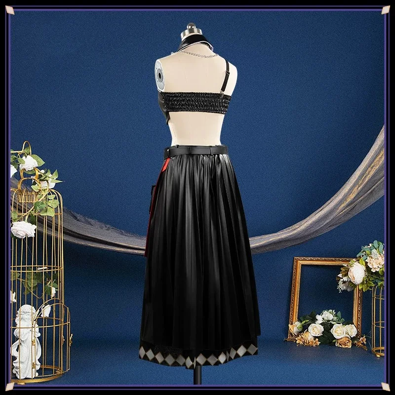 COWOWO الفرسان Kichisei تأثيري حلي كوس لعبة أنيمي زي حفلة الهالوين لعب دور الملابس الملابس #4