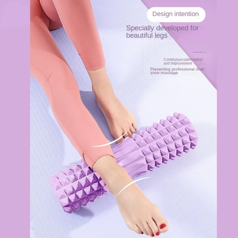 

Pilates Yoga Column Gym Fitness Foam Shaft Roller Muscle Relaxation Roller Shaft Skinny Legs Massage Shaft Yoga Column