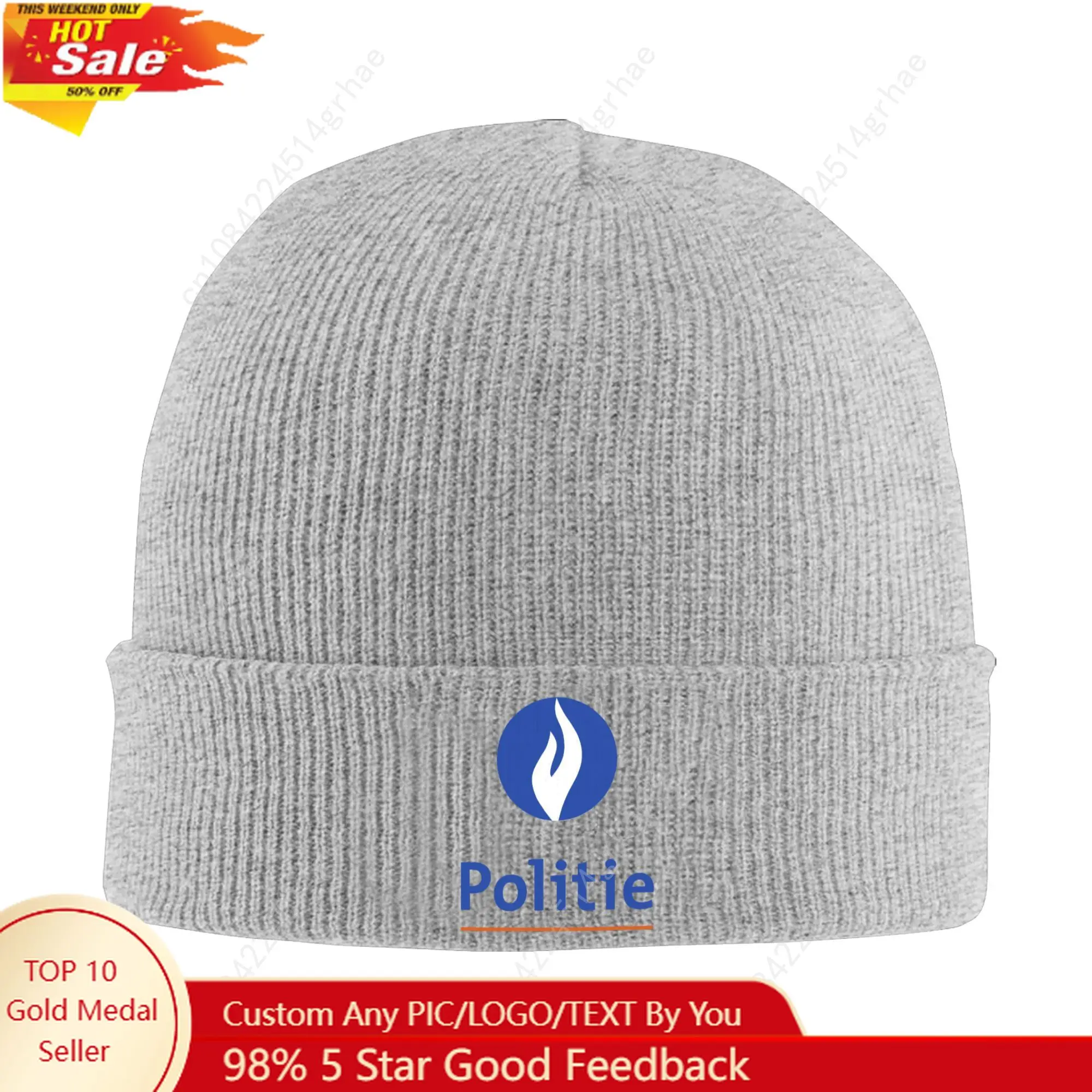 

Netherlands National Police Arrestatieteam Beanie Cap Unisex Winter Warm Bonnet Homme Knitting Hat Fashion Skullies Beanies Hats