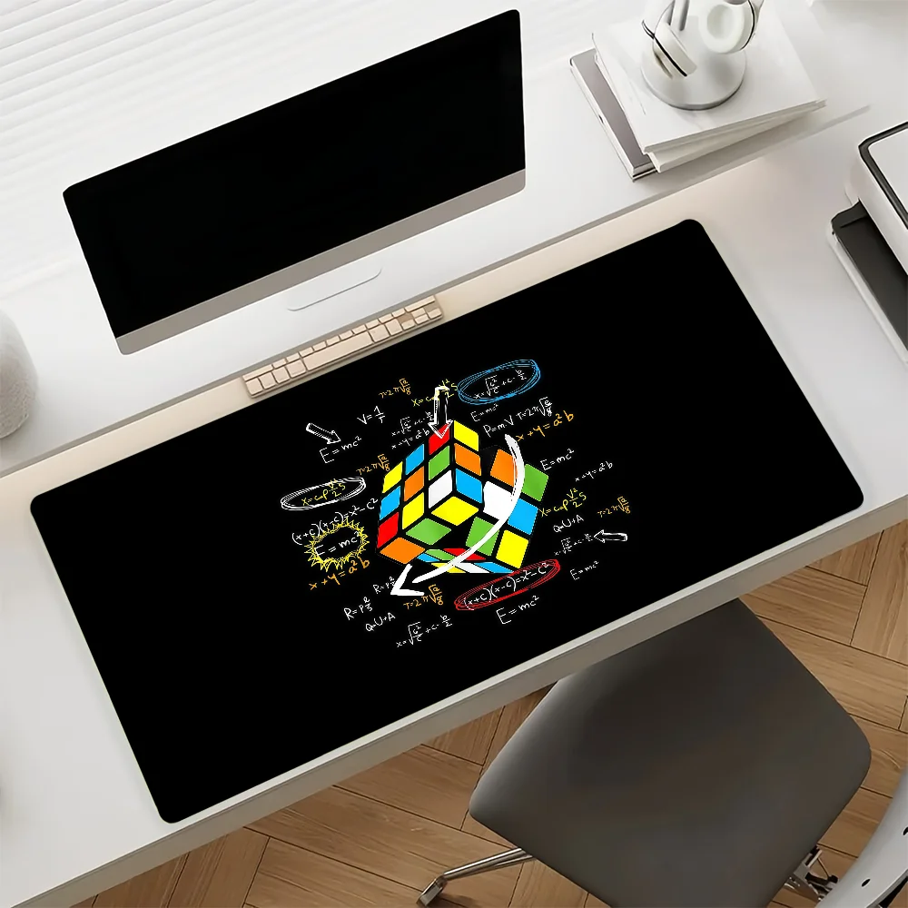 Game R-Rubik C-Cube Mouse Pad Anti Slip Rubber Edge Locked Thickened Laptop Gaming Desk Mat