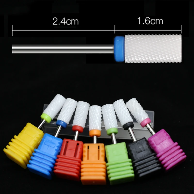 ネイルドリルビットフライスカッターセラミックミルマニキュアマシンマニキュアカッターペディキュア電気爪やすりネイルアートツール