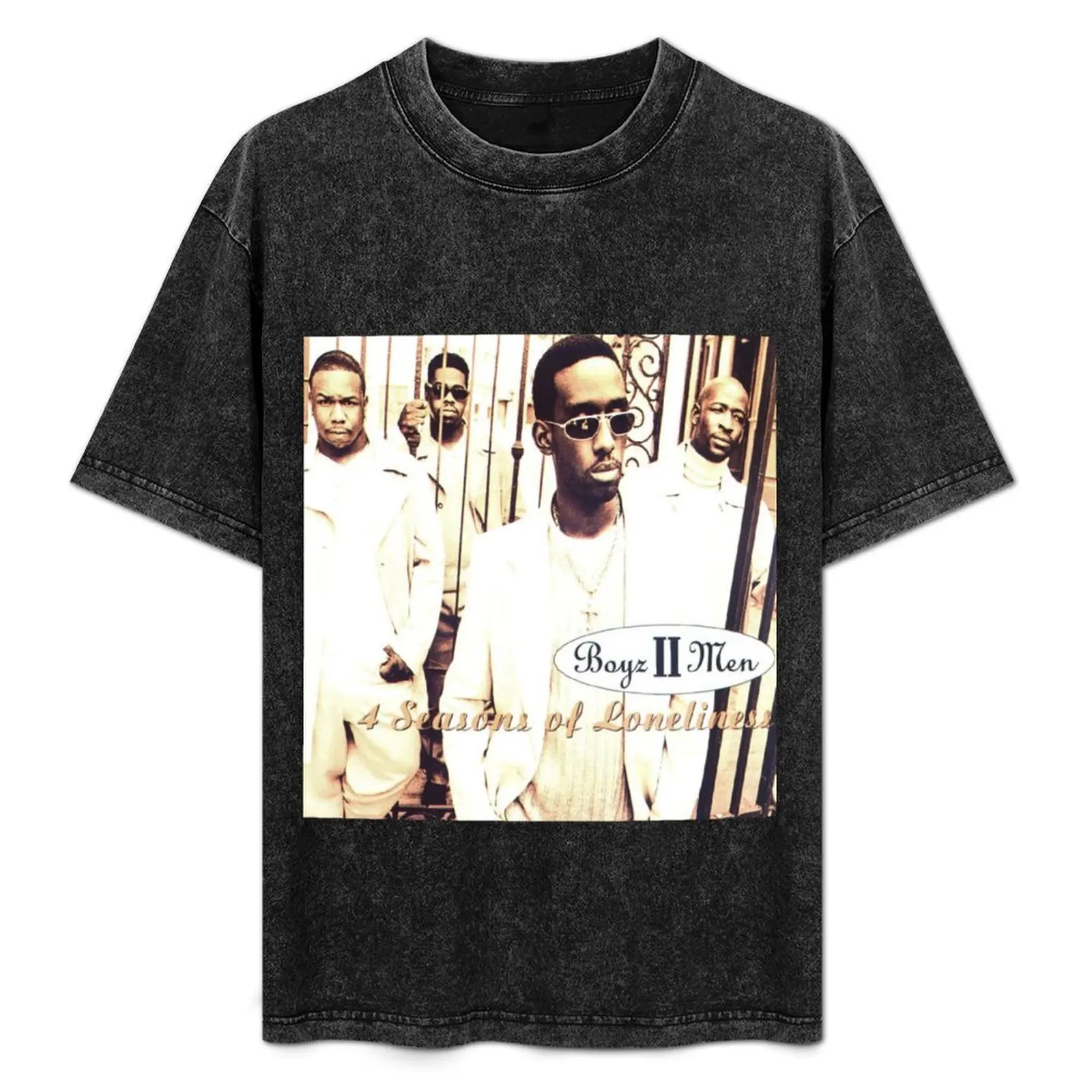 

4 seasons of loneliness T-Shirt Modern Print Casual T-Shirt