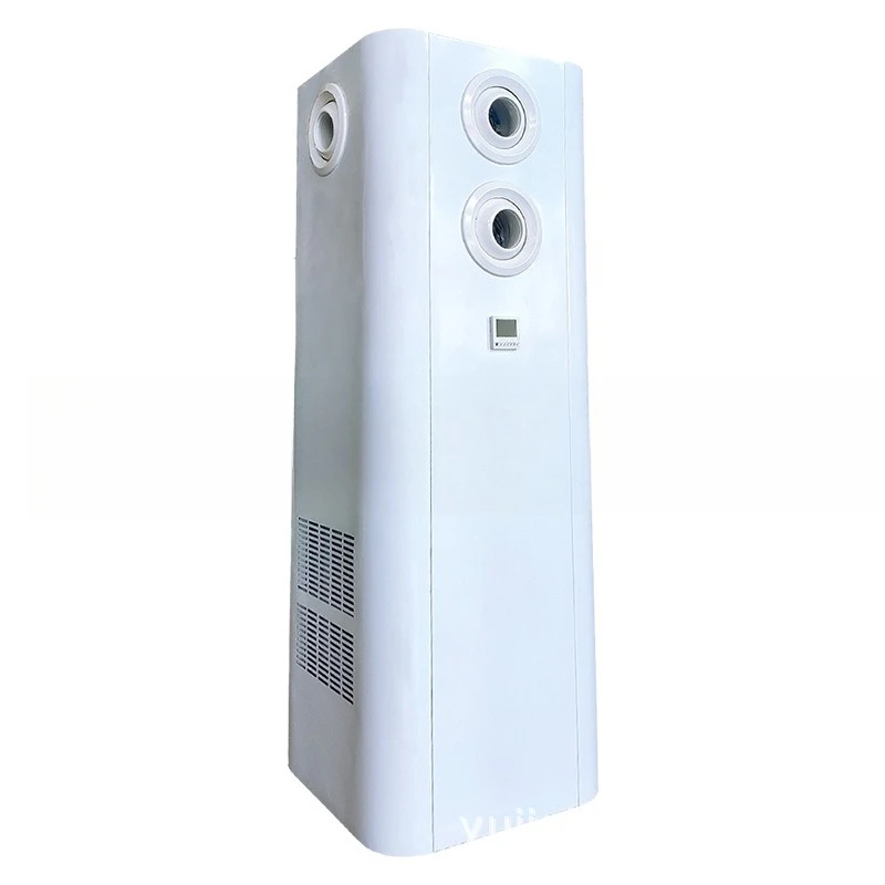 Column-type air conditioners, industrial vertical air handling units, large air volume hot and cold water remote jet units