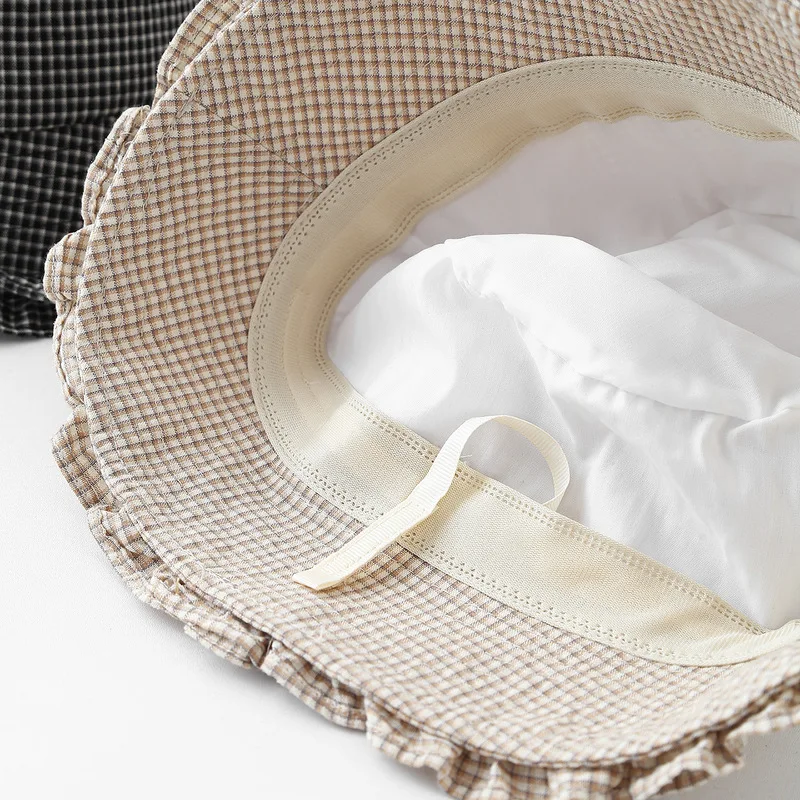 Japanese-Style Bucket Hats Women, Suitable Spring And Autumn, Versatile Artistic Style Fisherman Cap cloth foldable