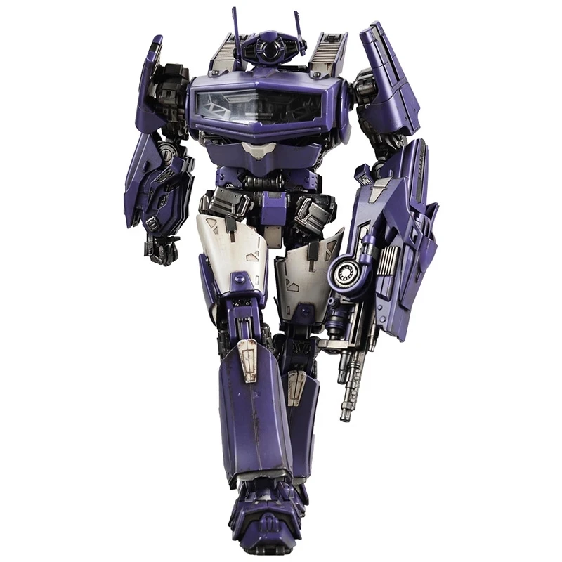 BINGOTOYS Transformation BT-01 Silencer Shockwave MP Scale BT01 G1 Series With Light Alloy Part Action Figure Robot Toys