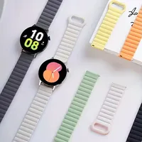 Silicone Magnetic Loop For Amazfit GTS 4/2/Mini/2e/GTR 3 pro/GTR4/3/stratos belt 20mm 22mm watch strap bracelet amazfit bip 6 5