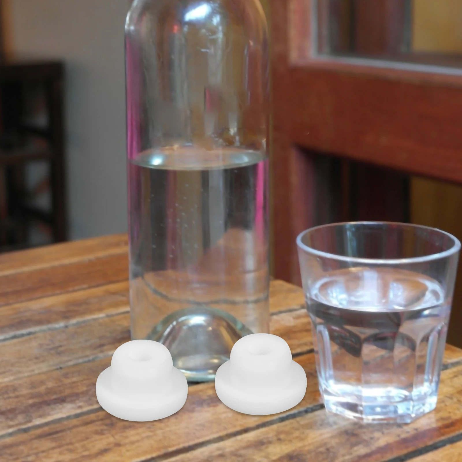 

10Pcs Silicone Bottle Stopper Reusable Wine Sealer Airtight Caps for Home Bars Clubs Easy to Use Wide Application