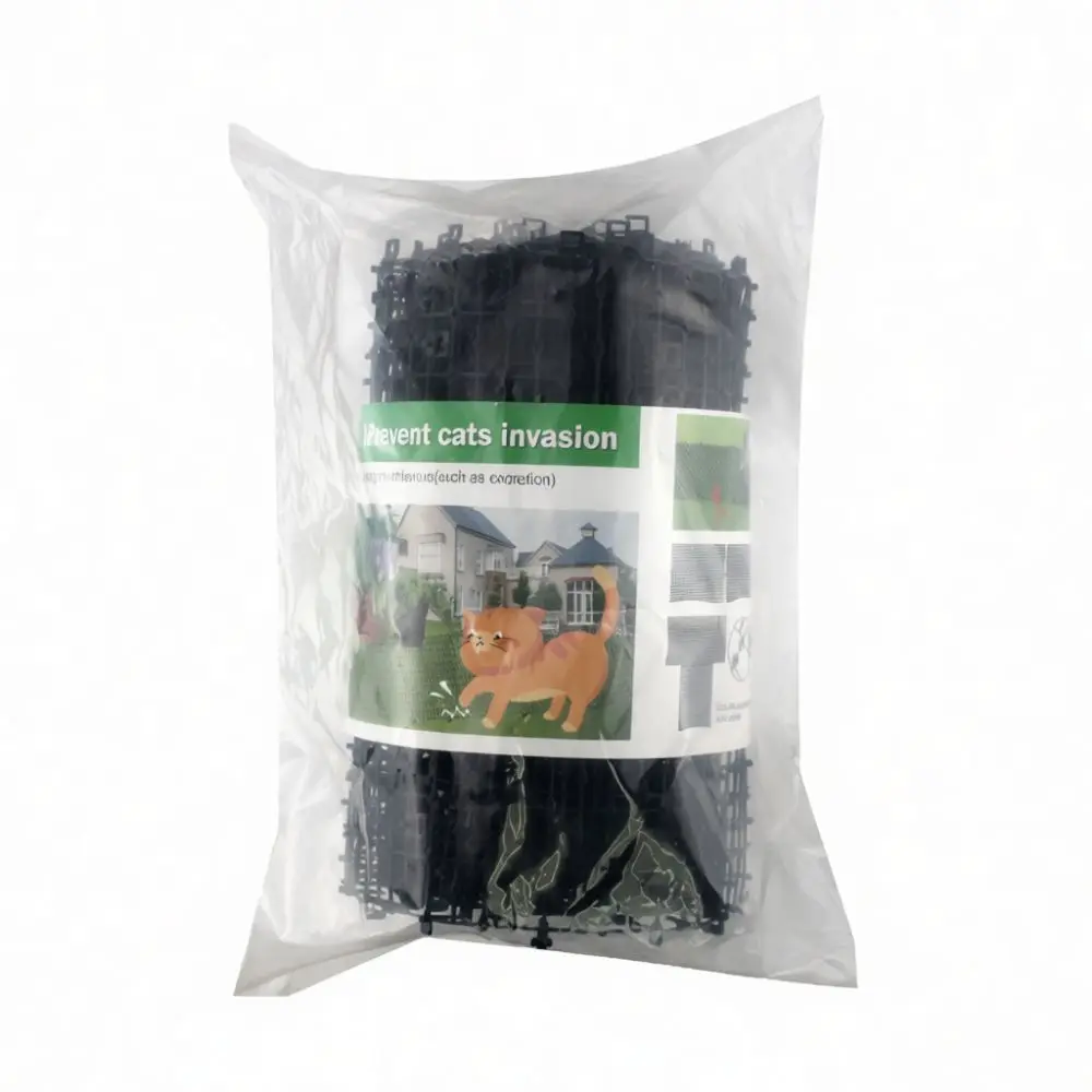 Humane Anti Digging Cat Mat Deterrent Spikes Plastic Fence Pad Garden Training Tool Keep Pets Away From Flower Beds
