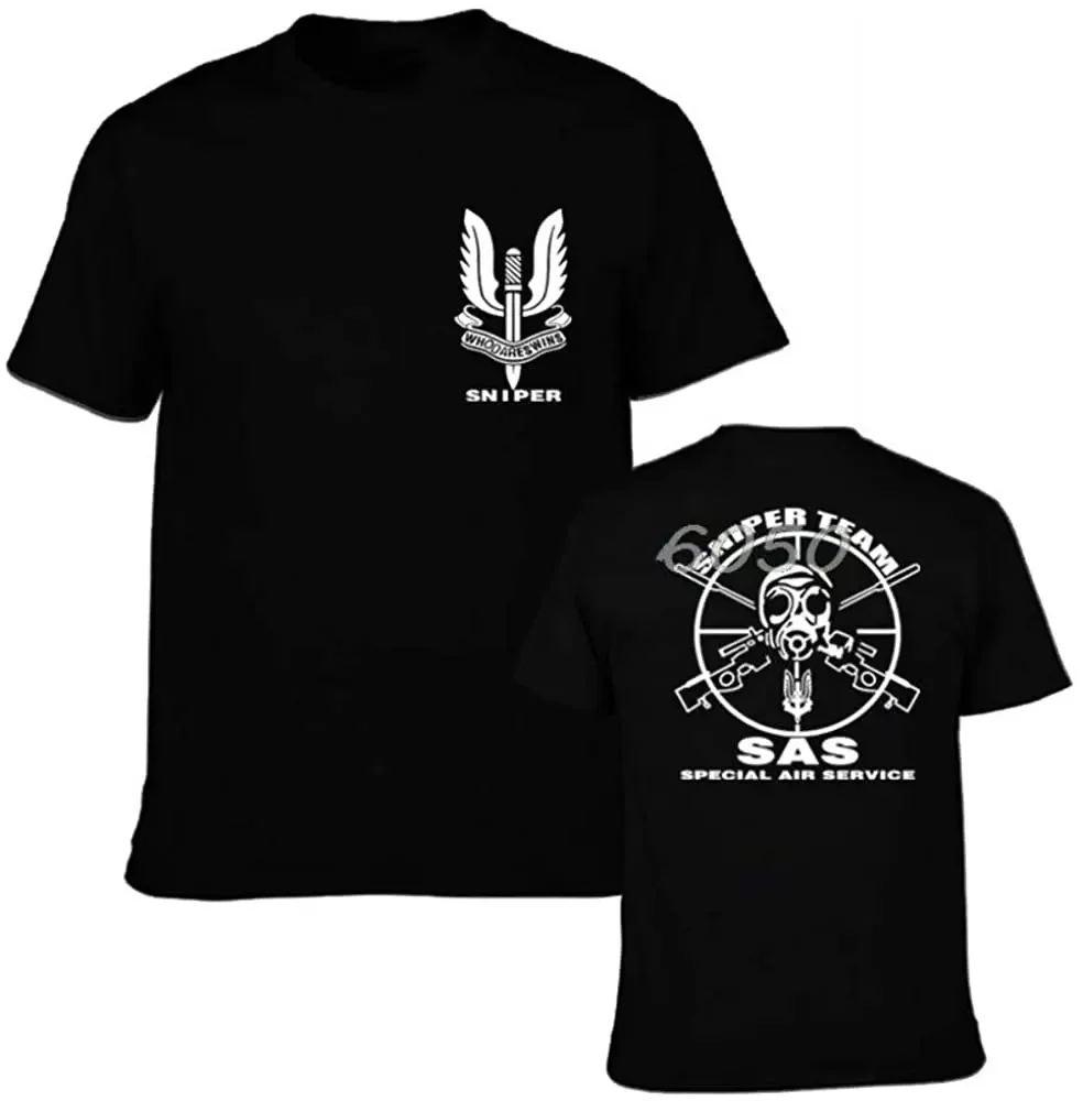 

SAS Special Air Service British Army Special Forces Sniper T-Shirt. Summer Cotton Short Sleeve O-Neck Mens T Shirt New S-3XL