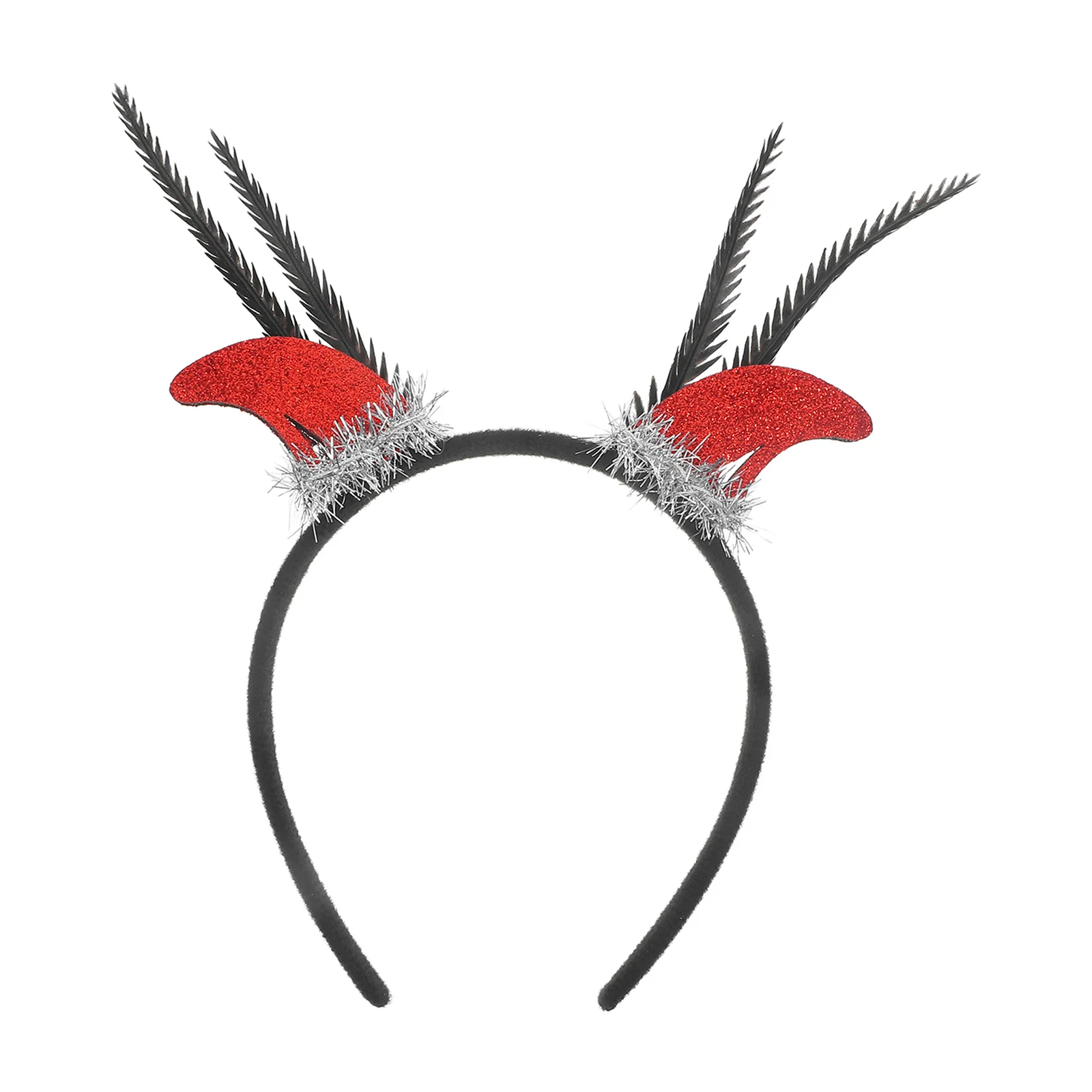 

Devil Headband Halloween Party Hair Accessory Cosplay Prop Performance Headdress Lightweight Comfortable One Size Fit Most