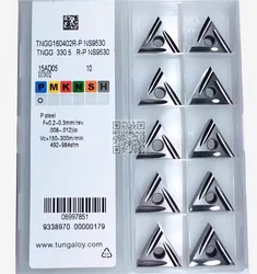 TUNGALOY TNGG160402 TNGG160404 TNGG160408-01 R-C L-C R-P L-P R-W L-W NS9530 GH110 GH330 TH10 Carbide Insert TNGG Inserts