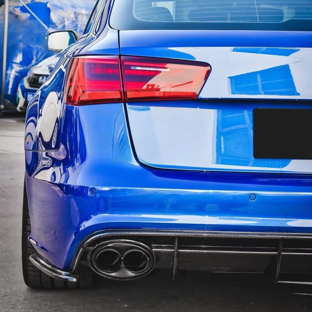 ناشر المصد الخلفي من ألياف الكربون لـ 2013-2018 C7 RS6 #6