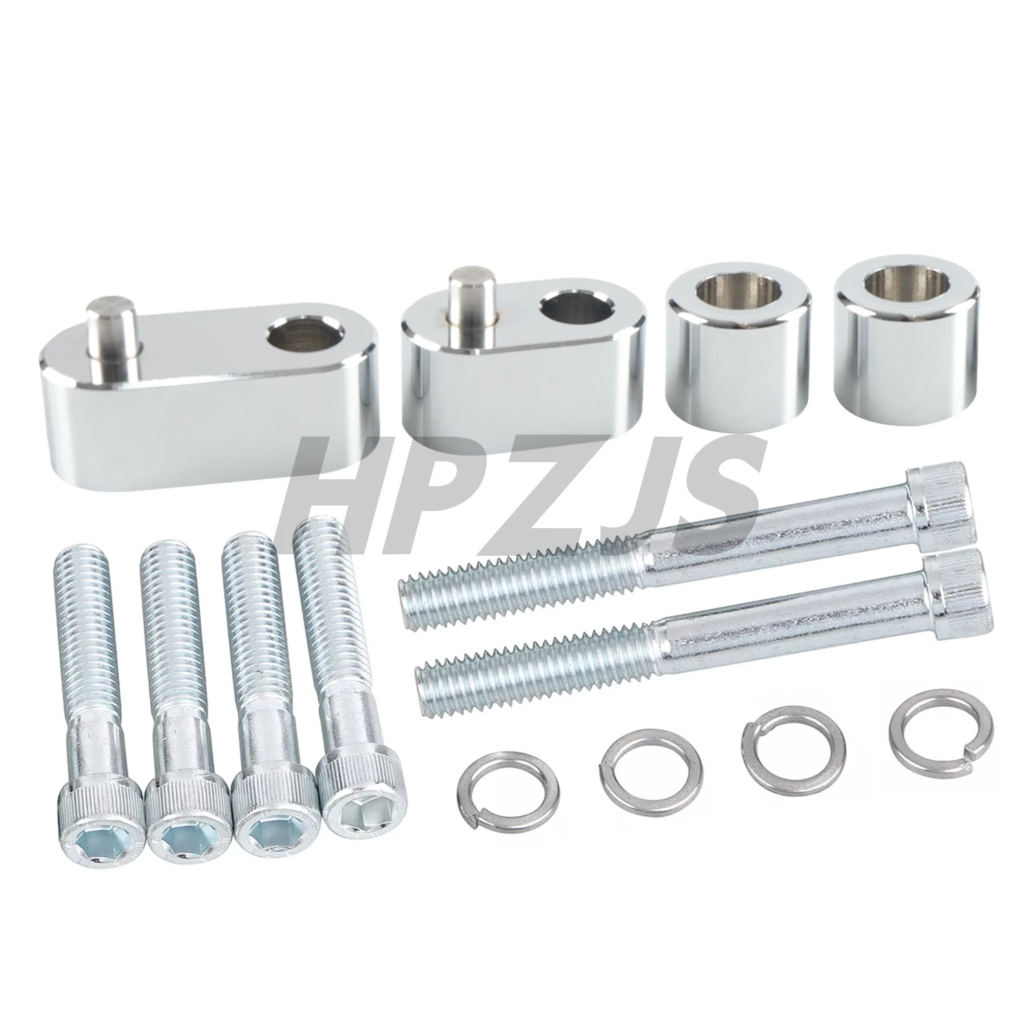 Motocicleta Motorista Floorboard Spacer Kit de Extensão, Harley Touring, Electra Glide, Rua Glide, Road King, Trikes, 3/4"