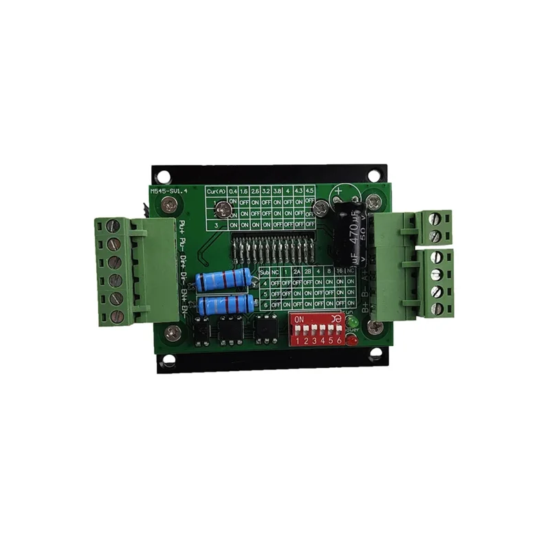 TB6600 42/57 16-контактный 4,5 А постоянного тока 9-42 В 2-фазный драйвер шагового двигателя комплект гравировального станка