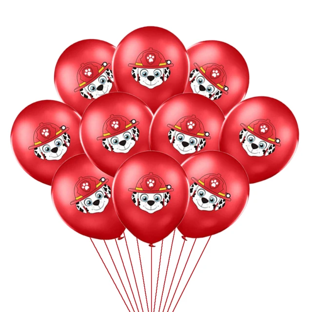 Cartoon Paw Patrol decorazione per feste di compleanno a tema palloncini in lattice Anime Dog giocattoli per bambini Halloween forniture natalizie