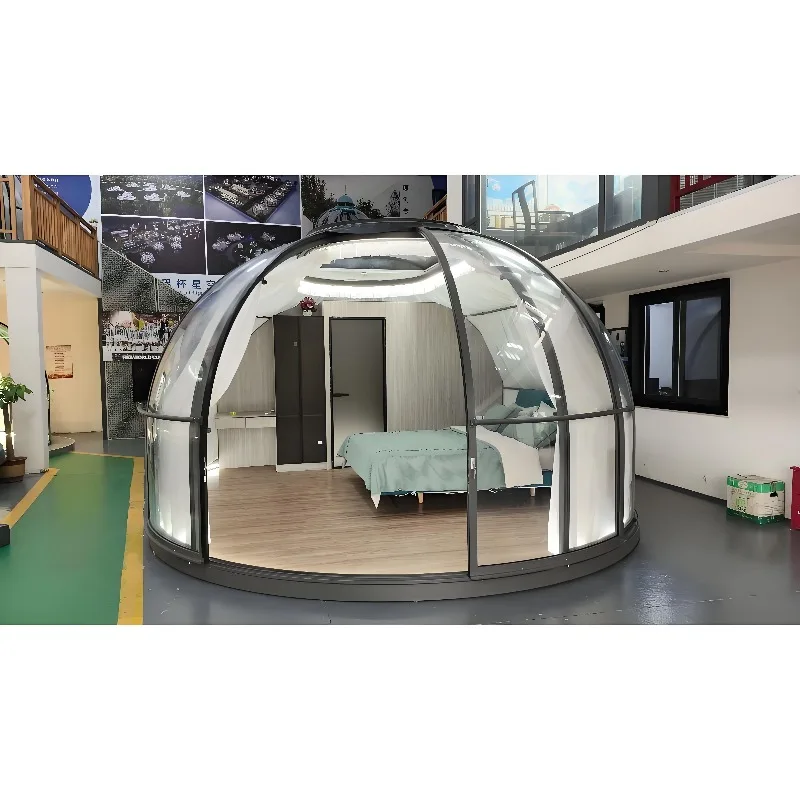 Outdoor Inflatable Bubble House Clear Dome Tent for Luxury Glamping Resort Camping Hotel Garden Use All Weather