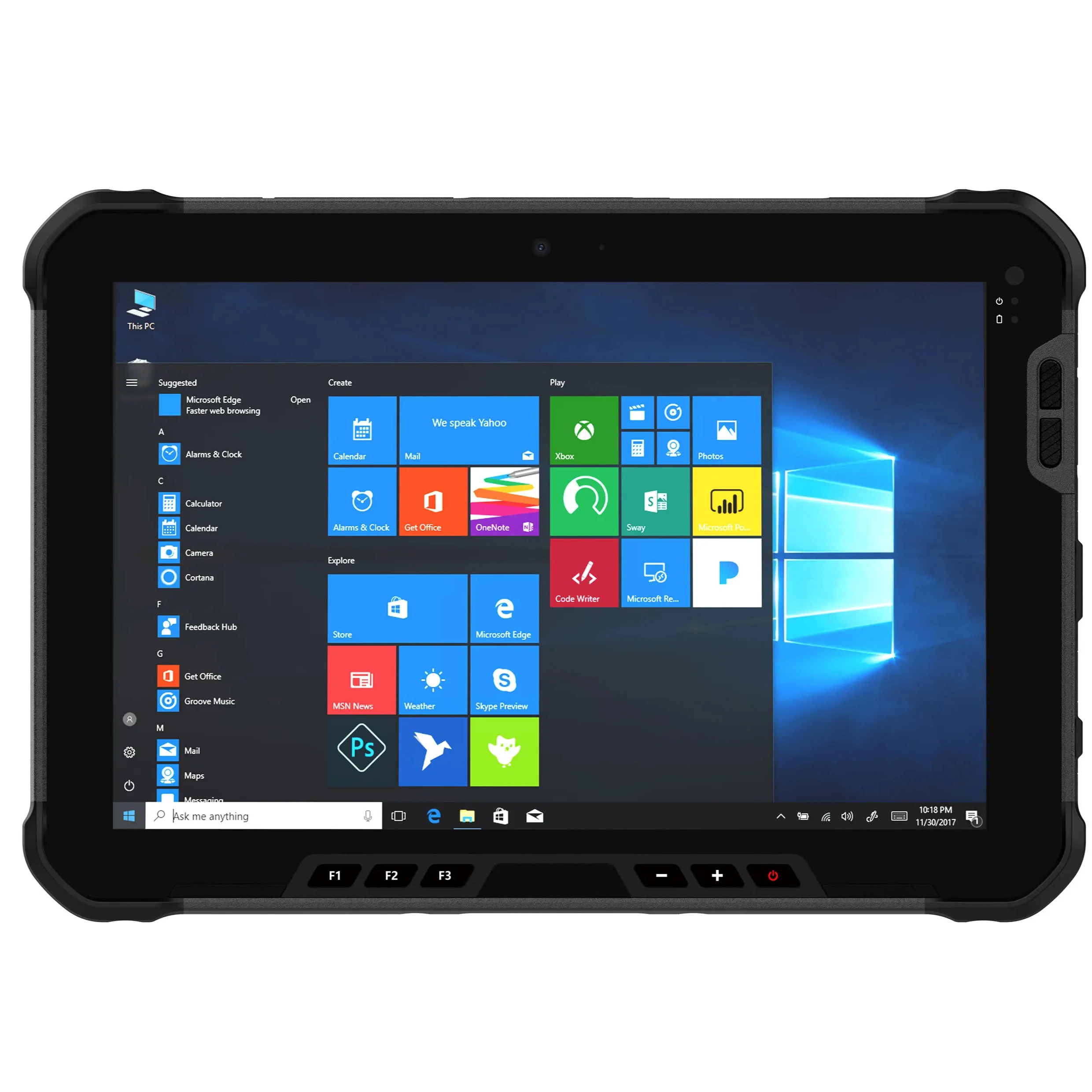 

UW56S Outdoor IP67 WiFi GPS 8GB+128GB Win.11 Industrial Barcode Scanner Rugged Tablet