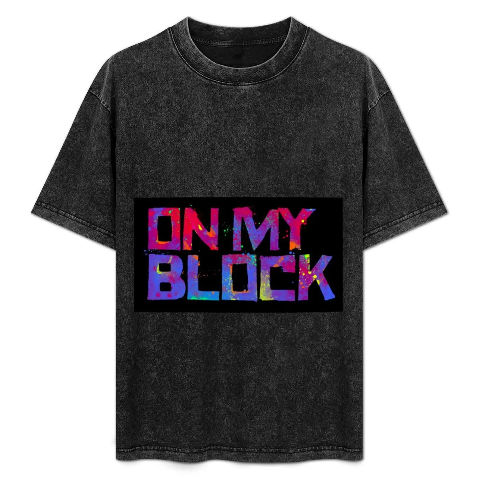 On My Block T-Shirt boys animal print anime stuff plain t shirts men