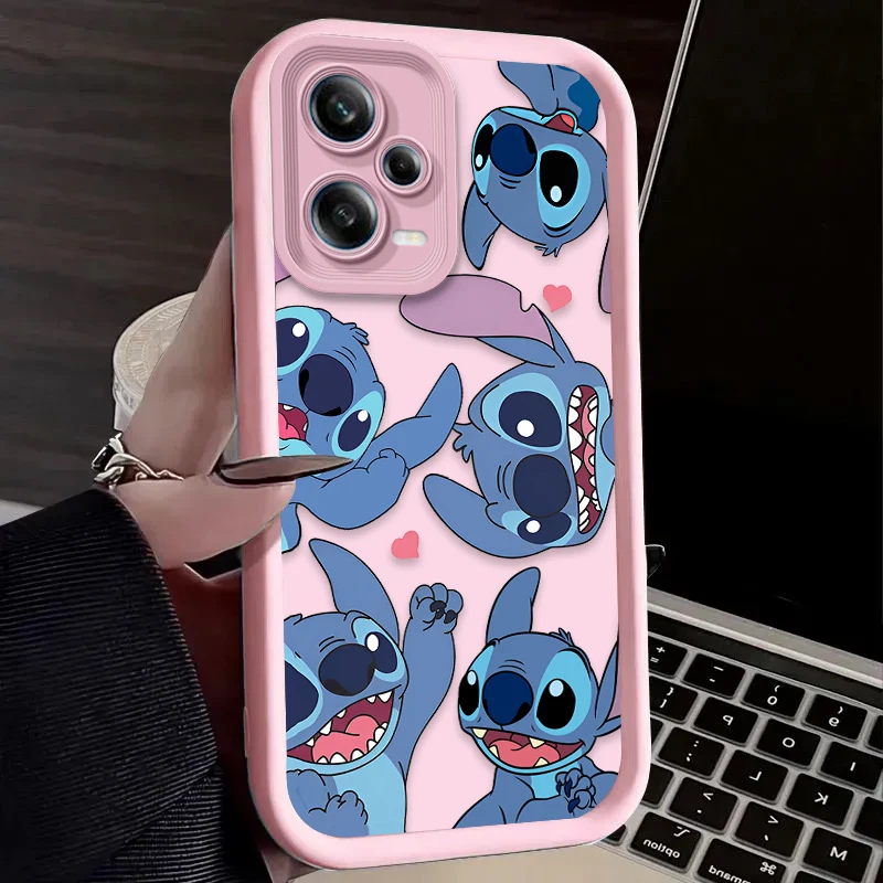 Funda de punto encantadora de moda de Disney para Xiaomi Redmi Note 12 13 14 11 Pro Plus 5G 14S 12S 11S 10S 10 9 Redmi 14C 13C 12C 12 4G