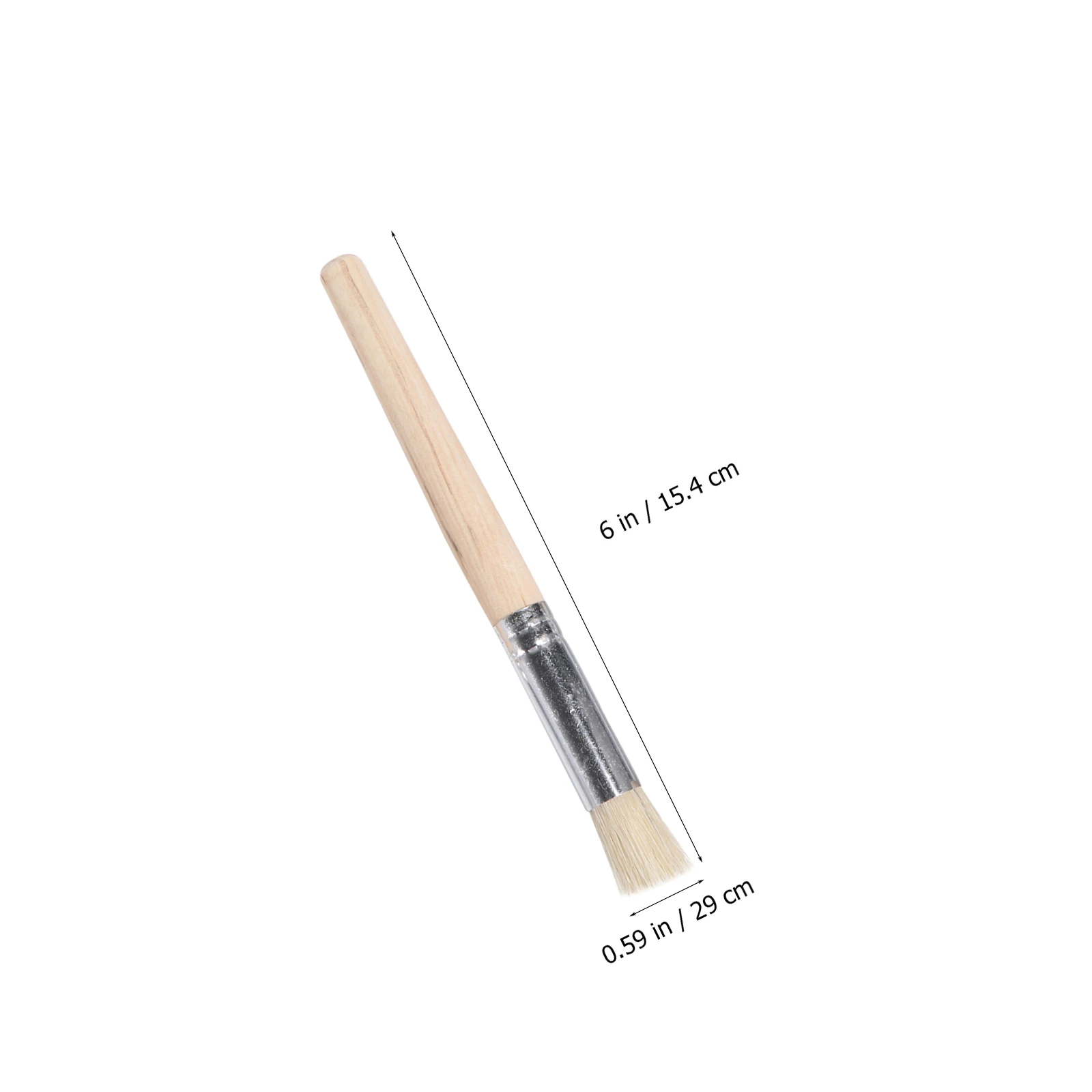 12本チョークブラシミニペイントブラシマルチサイズ木製ステンシルアーティスト用品詳細