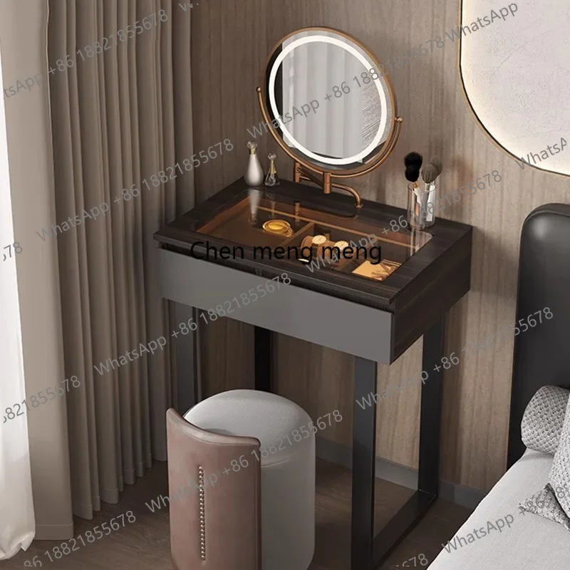 

z0189Bedside Bedroom Dressing Table Mirror Desk Chair Cheap Vanity Table Modern Storage Cabinet Comoda Pra Quarto Home Furniture