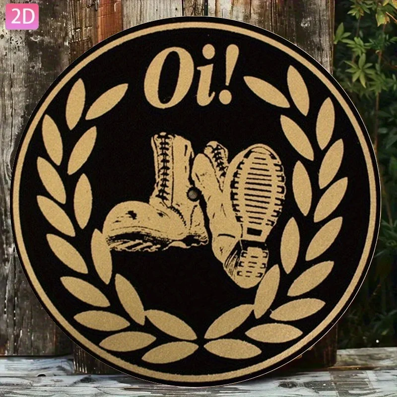 2D Printed Metal Tin Sign, Retro 