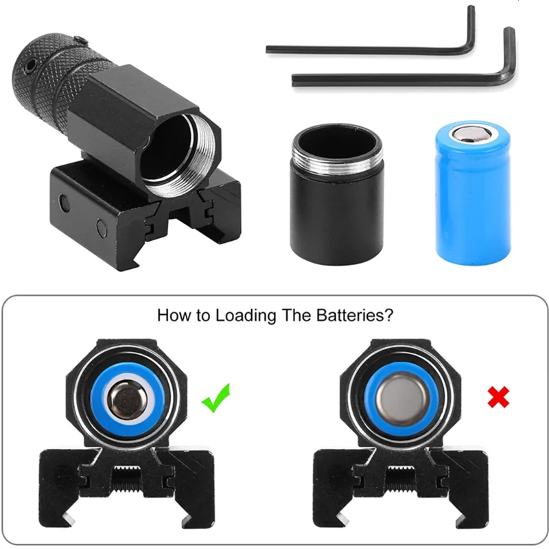 Compact Red Dot Laser Sight for Hunting and Fishing with rechargeable Battery Red Green Laser Sight