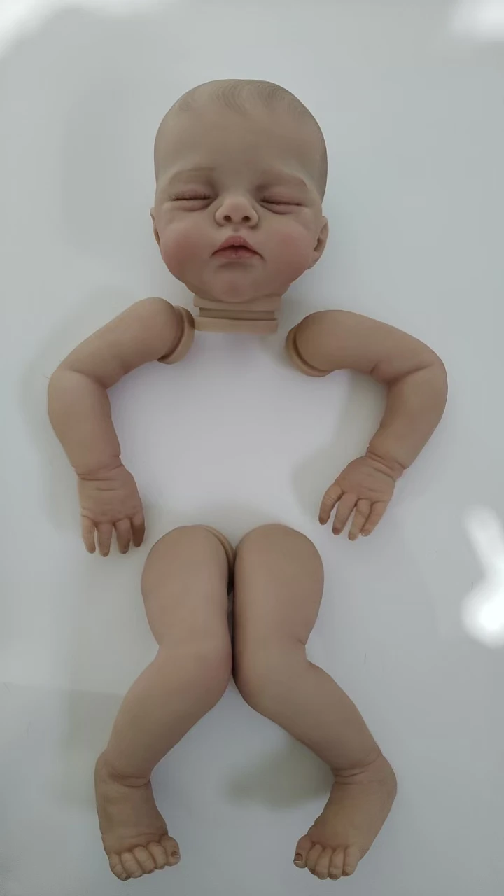 NPK 19inch New Arrival Already PaintedTwins Kit Lily and Irys Soft Touch Hand Painted with Veins Cloth body included