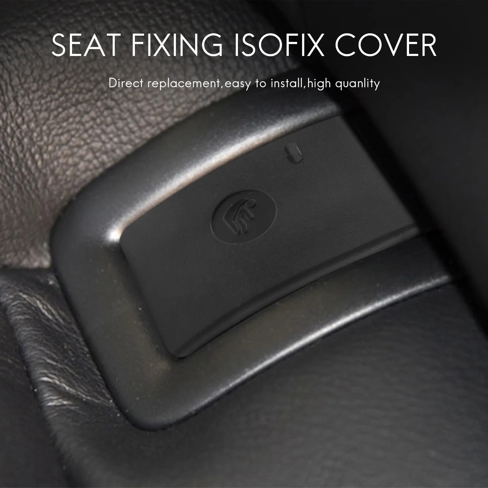 Fixação do assento de criança traseiro do carro, tampa ISOFix para BMW Série 3, F30, F31, F20, F21, F22, F80, M3, F34, X1, E84, E90, E87, 52207319686