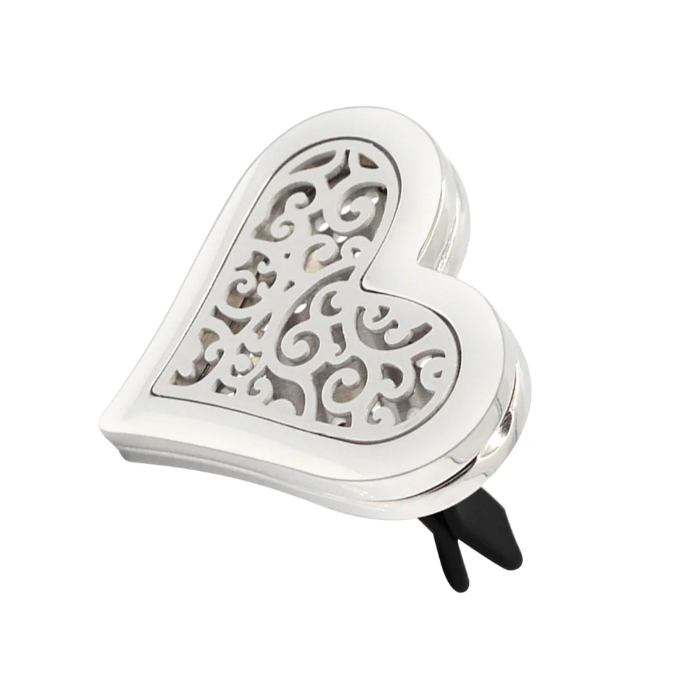 

Car Clip Hollowed Heart Shape Perfume Aromatherapy Diffuser Air Vent Decor Solid Car Perfume Gift Aromatherapy Stone