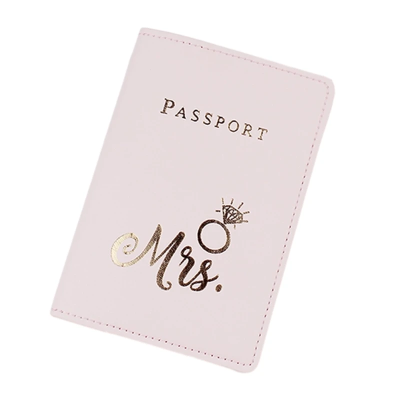 PU Leather Passport Cover Holder for Women Men Lover Couple Travel Fashion Cards Documents Weddings Gift